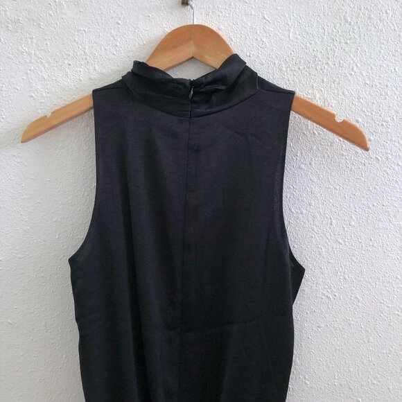 VINCE Sleeveless Draped Turtleneck Bodysuit Size XS - Picture 4 of 13